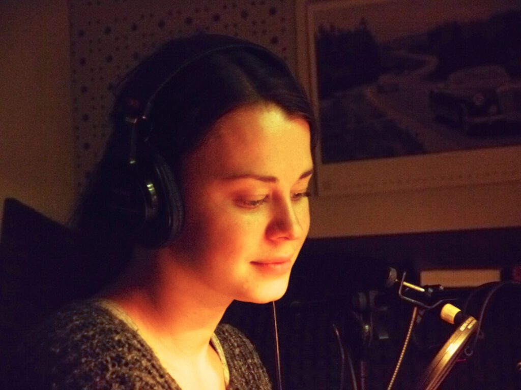 Produktionsfoto aus den Tonstudios von Radio Echo Moskau und dem WDR in Köln