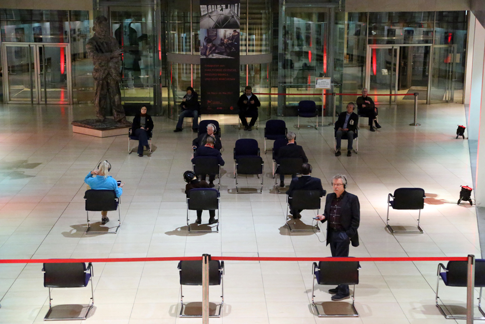 Klanginstallation Horchposten 1941 im Willy-Brandt-Haus Berlin